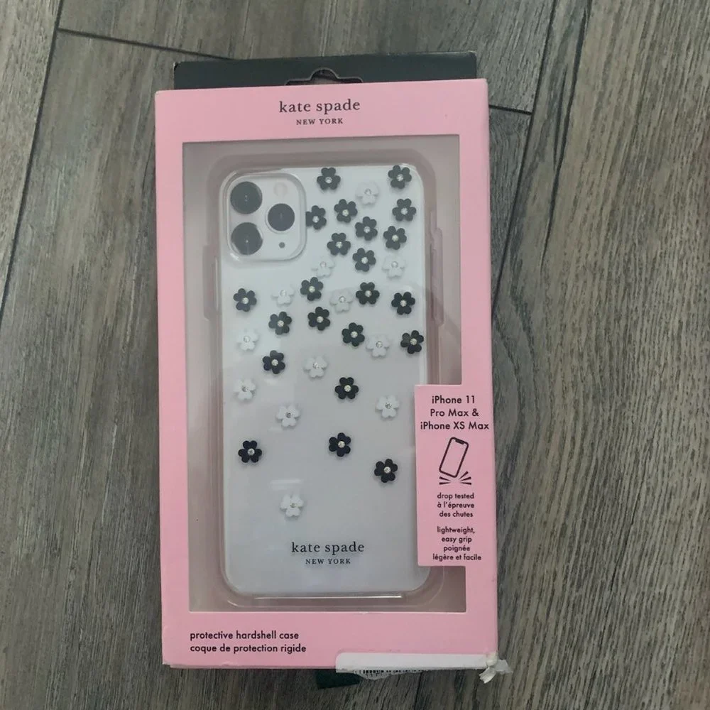 NWT KATE SPADE NEW YORK SCATTERED FLOWERS IPHONE 11 PRO MAX & IPHONE XS MAX CASE